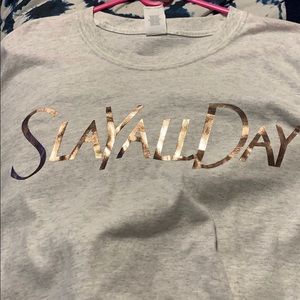 Light grey SLAYALLDAY Shirt